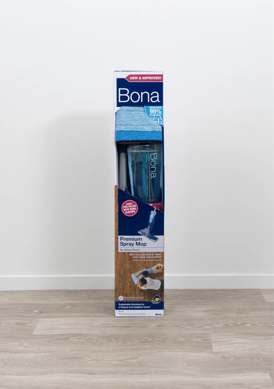 Bona Premium Spray Mop Cleaning Kit for Wood Floors