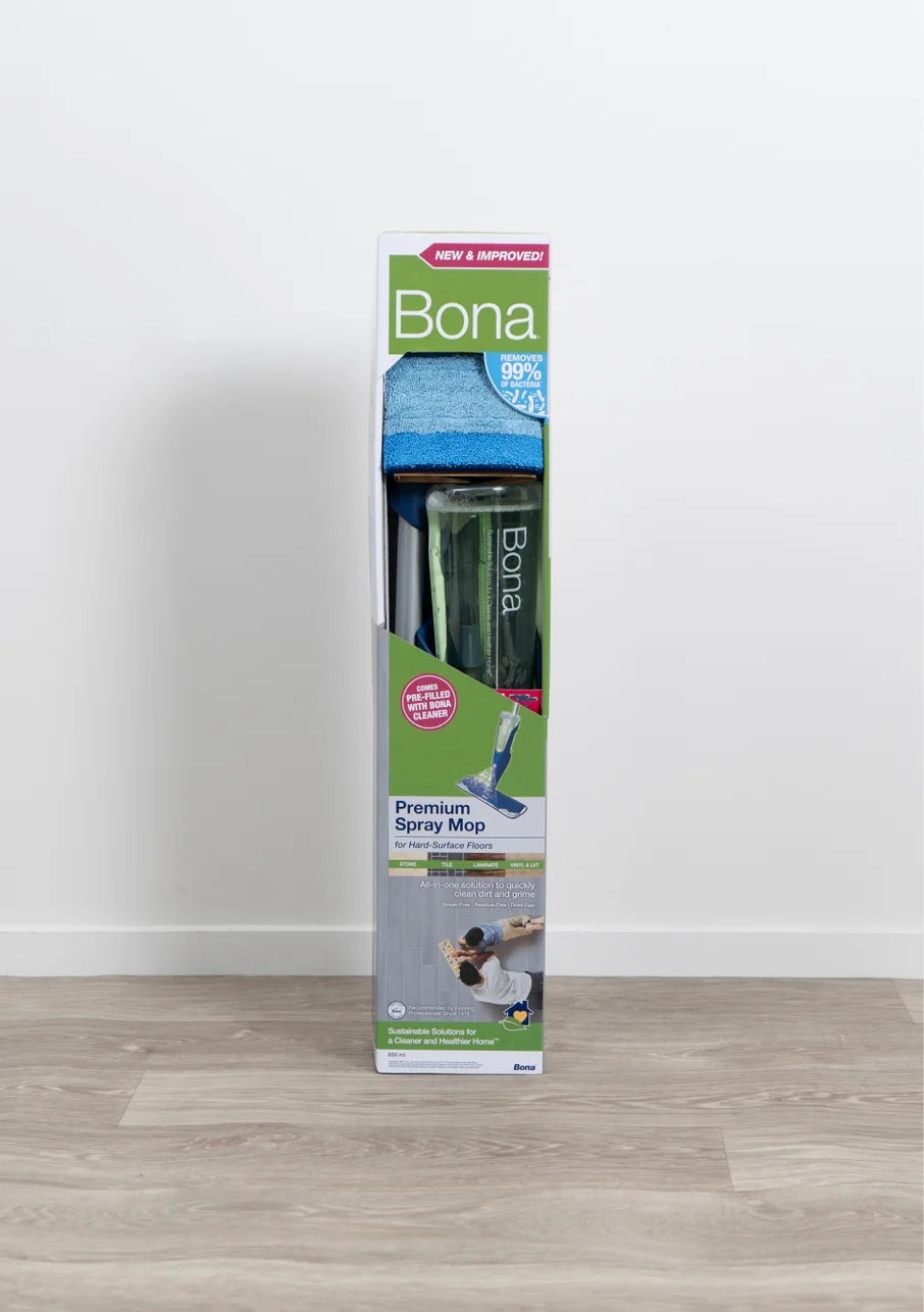 Bona Premium Spray Mop Cleaning Kit for Stone, Tile, LVT & Laminate Floors