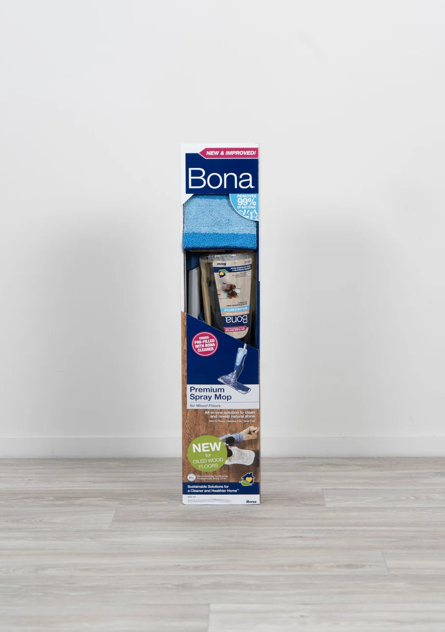 Bona Premium Spray Mop Cleaning Kit for Oiled Wood Floors