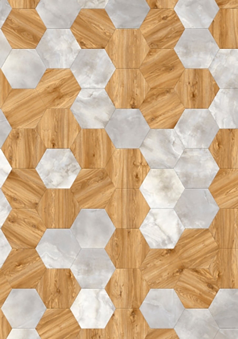 Big Hexagon 260 - Moduleo Moods collection - Luxury Vinyl Flooring